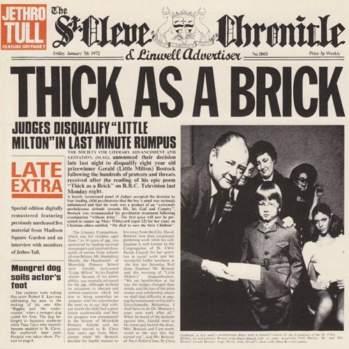 Jethro Tull - Thick As A Brick (gimix Cov)sec.press
