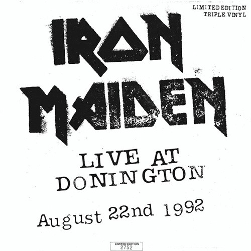 Iron Maiden - Live At Donington (August 22nd 1992), UK