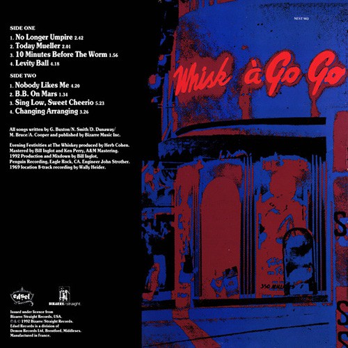 Виниловая пластинка Alice Cooper Live At The Whisky AGoGo 1969, UK