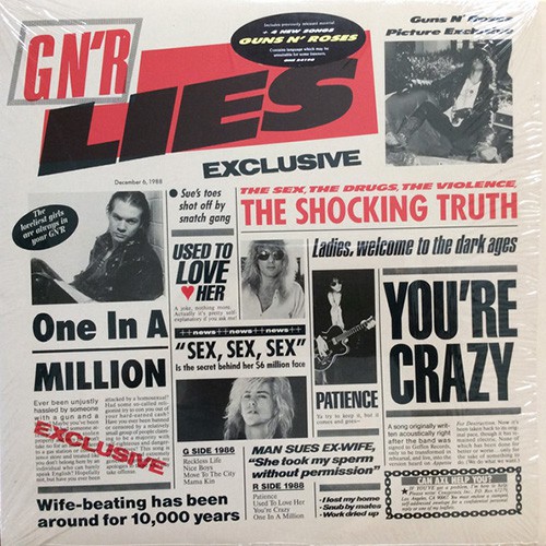 Guns N' Roses - G N' R Lies, US