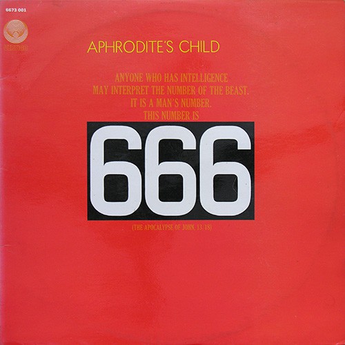 Aphrodite's Child - 666, FRA (Or) 