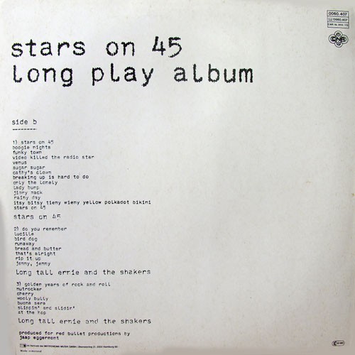 Stars On 45 - Long Play Album