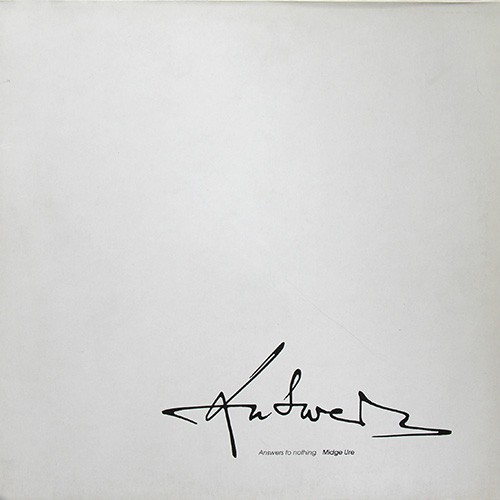 Midge Ure - Answers To Nothing, D