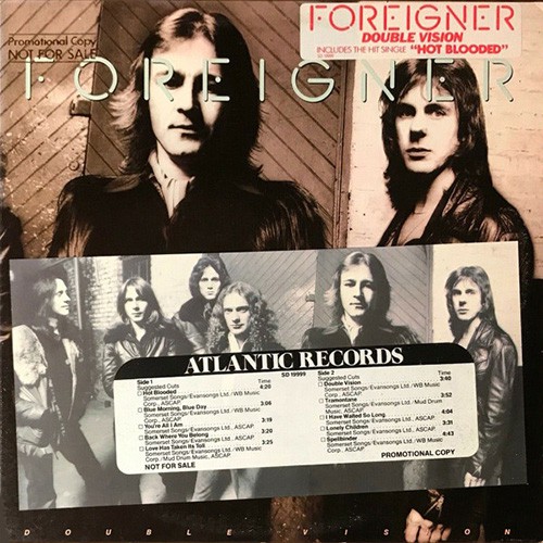 Foreigner - Double Vision, US (Diff. Cov.)