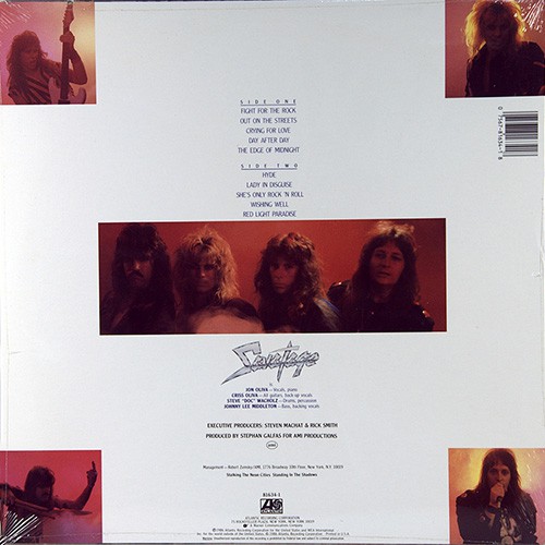 Savatage - Fight For The Rock, US