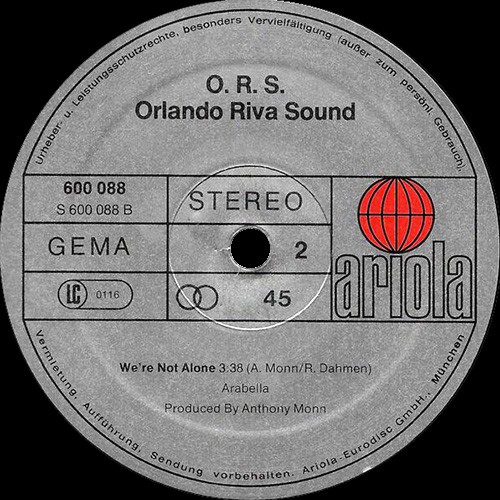 Виниловая пластинка ORS (Orlando Riva Sound) Indian Reservation, D