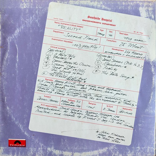 Second Hand - Reality, UK (Or)