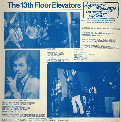 13th Floor Elevators - Out Of Order / Live At The Avalon Ballroom